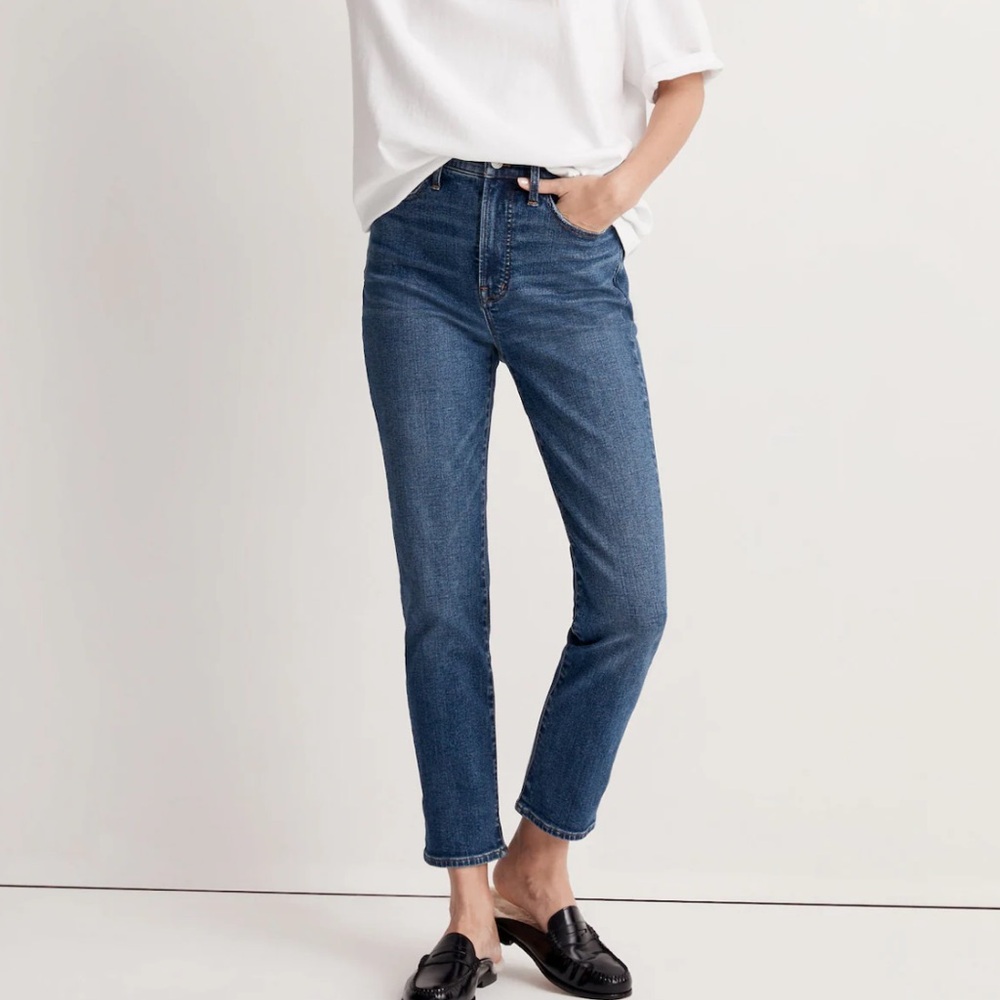 Madewell Women's Straight Leg Jeans - Blue